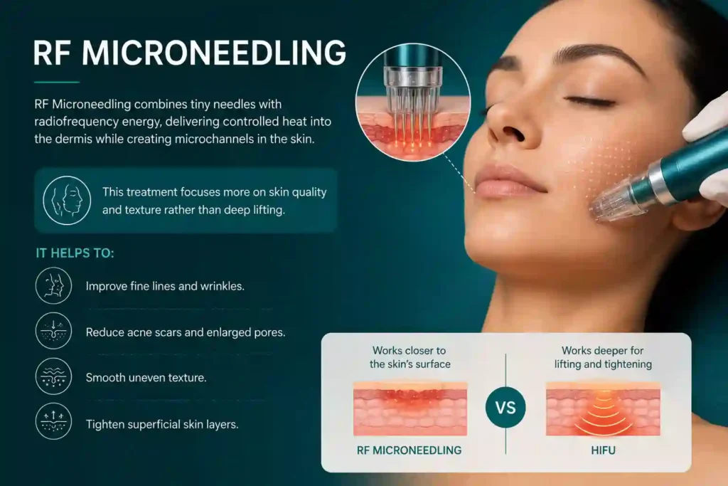 What Does RF Microneedling Do That HIFU Alone Cannot Atherstone